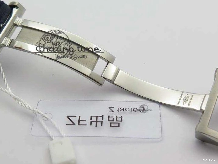 MIROTIME 1225 Pilot Chrono SS IW387809 ZF 1:1 Best Edition Silver Dial Blue Numbers On Blue Leather Strap A Lightweight 7263